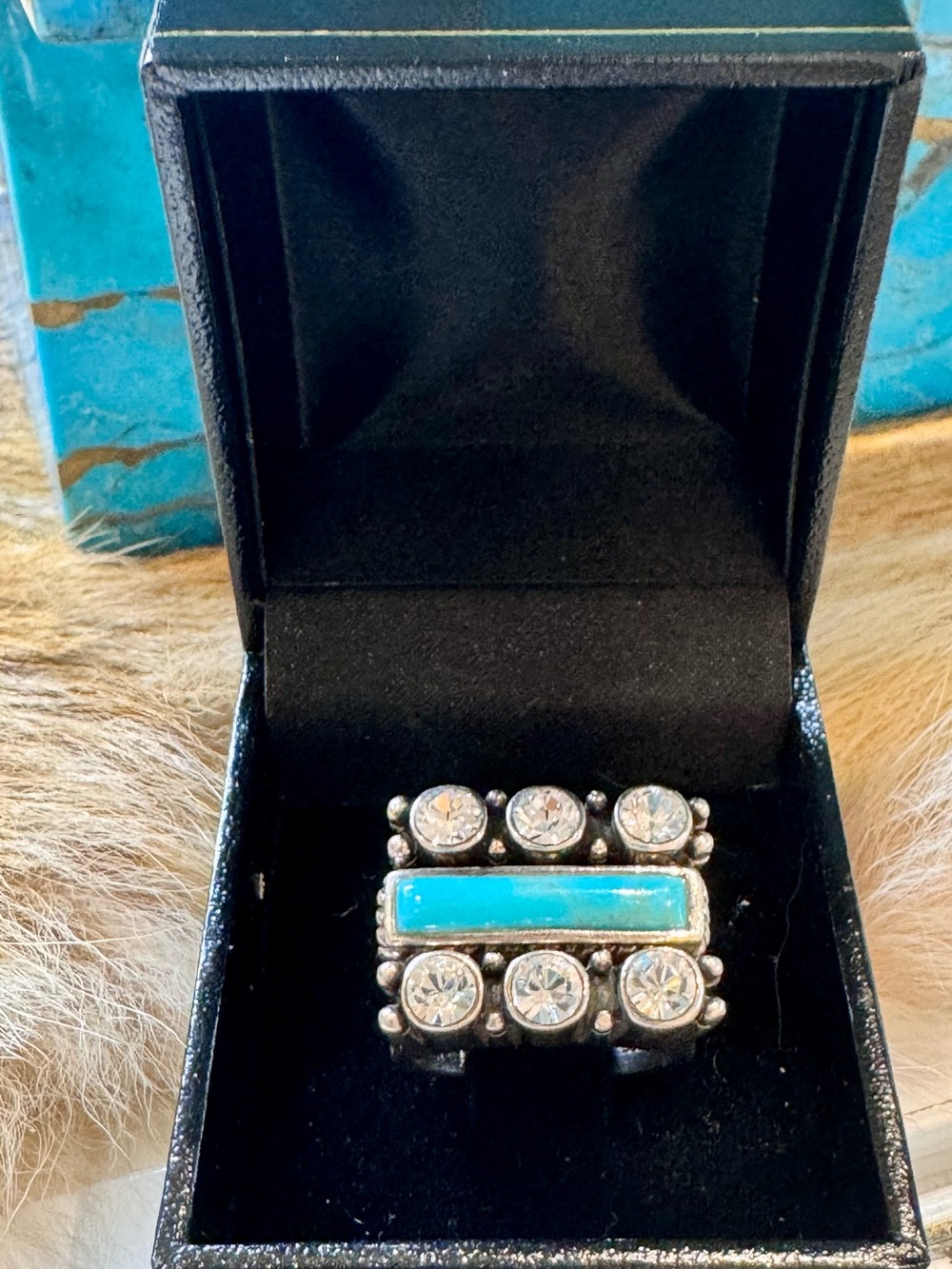 Barse Sterling Siver 3 Piece Ring, Size 6